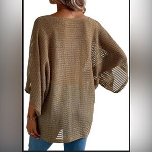 Forever 21 Green Knit Cardigan